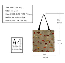 Load image into Gallery viewer, Canvas Mushroom Tote
