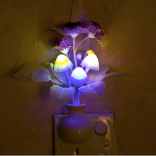 Load image into Gallery viewer, LED Lilac Mushroom Night Light Lamp
